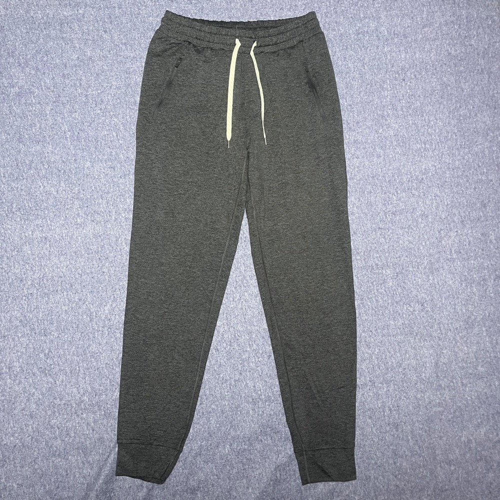 Vuori Ponto Performance Joggers Mens Medium Charcoal Gray Heather Sweatpants